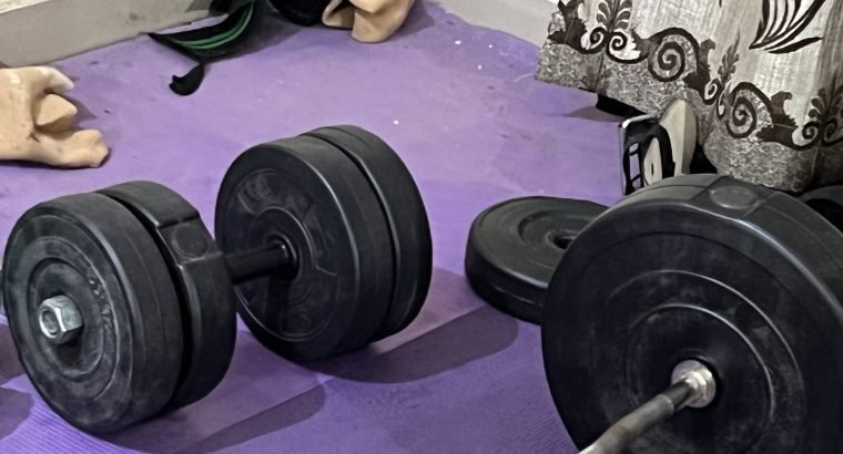 Free weights,dumbbells,rods