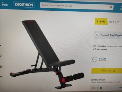 Home Gym Equipment – Decathlon Gym Equipment