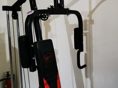 Home gym weight lifting machine exercise