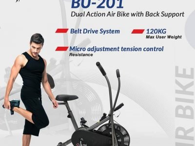 PowerMax Fitess BU-201 Dual Action Air Bike/Exerci