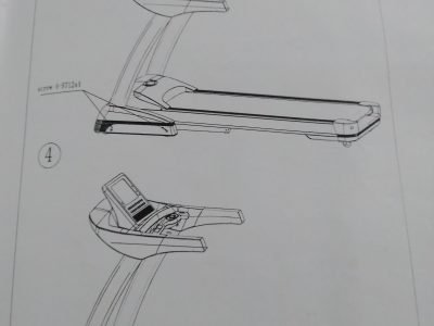 Semi commercial treadmill