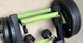 Dumbbells Plates Curl Rod & Stand