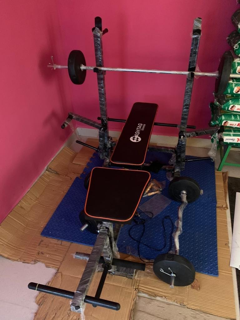 Hashtag Fitness 60kg Gym Equipment Set New set