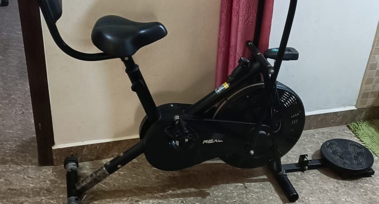 Reach Air Bike Exercise Cycle With Moving Handles