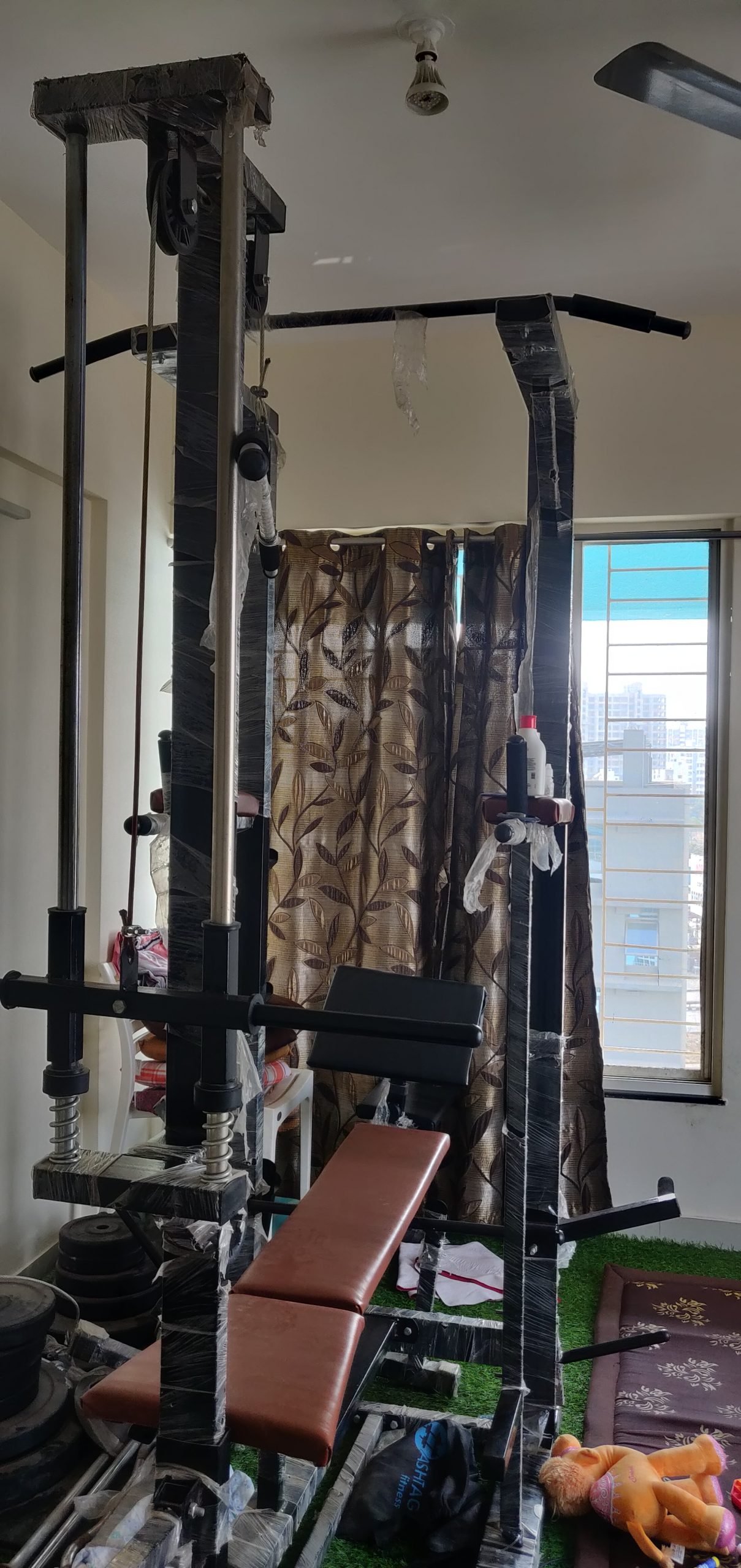 Selling rarely used home gym set up