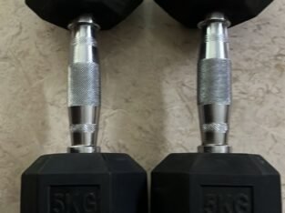 Used 5KG and 7.5KG Dumbell Pairs for sale