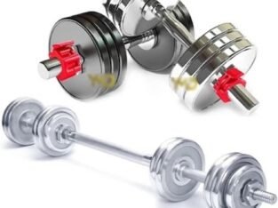 20 kg dumbell batbell set