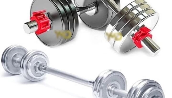 20 kg dumbell batbell set