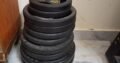 Dumbells , plates , rods and abs bench