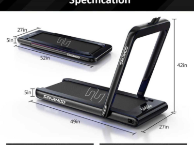 Sparnod Fitness Foldable Treadmill