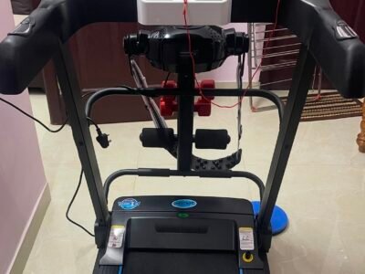 Well maintained treadmill equipped with massager