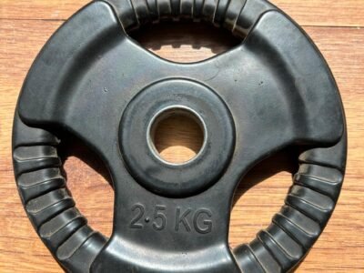 Rubber Disc Weight with Handles – Excellent Condit